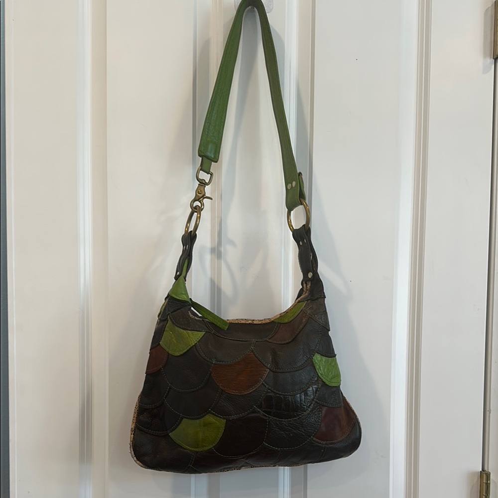 Mayamoon Patchwork Leather Shoulder Bag - image 2